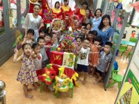 Không khí chuẩn bị đón Trung Thu tưng bừng và náo nhiệt của các con trường MN Kim Mai🎉🎊👏❤️
