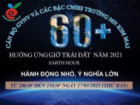 Hưởng ứng Giờ Trái Đất năm 2021
